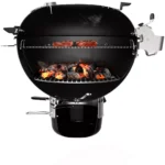 Barbecue charbon WEBER master-touch GBS premium E-5775 black sur pied 57 cm – vue 10