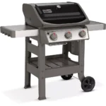 Barbecue gaz WEBER Spirit II E-310 noir grill e et plancha 3 bruleurs sur chariot, 60×44 cm – vue 8