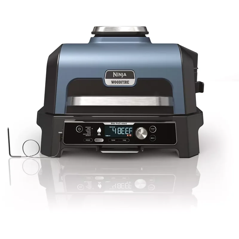 Barbecue électrique NINJA OG901EU Woodfire pro connect à poser, 44.5×26.5 cm