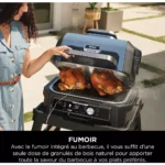 Barbecue électrique NINJA OG901EU Woodfire pro connect à poser, 44.5×26.5 cm – vue 4