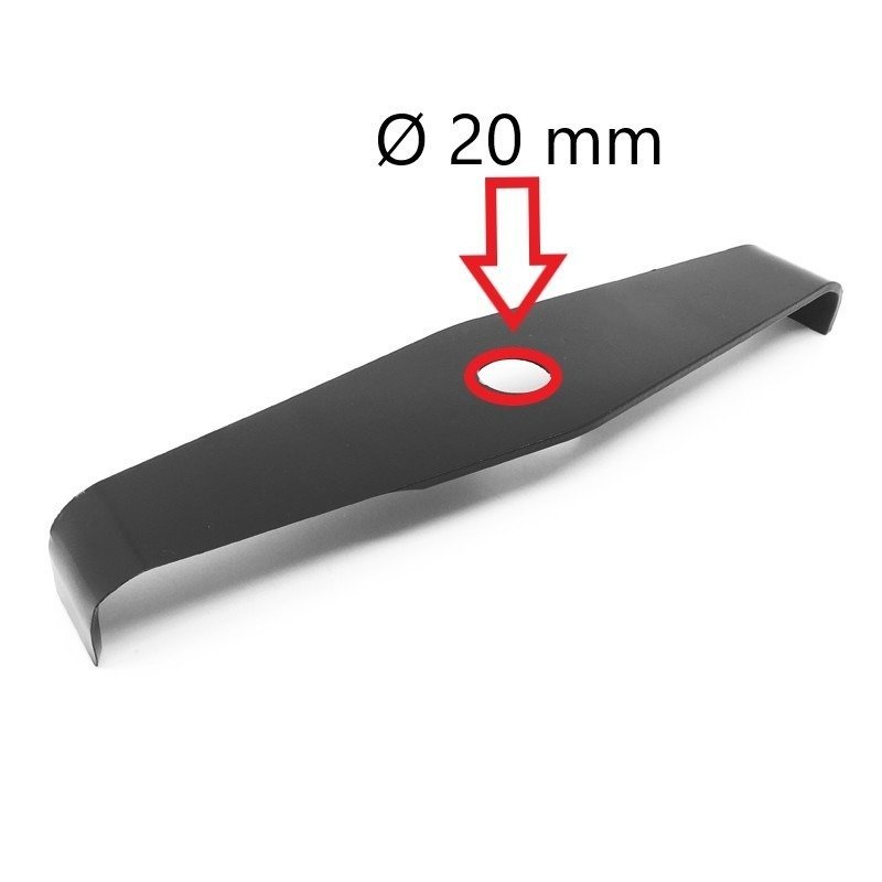 Couteau broyeur Ø 20 mm – Épaisseur 4 mm – Spécial Ronces – Pour débroussailleuse