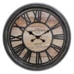 Atmosphera créateur d’intérieur – horloge murale design relief 50cm naturel