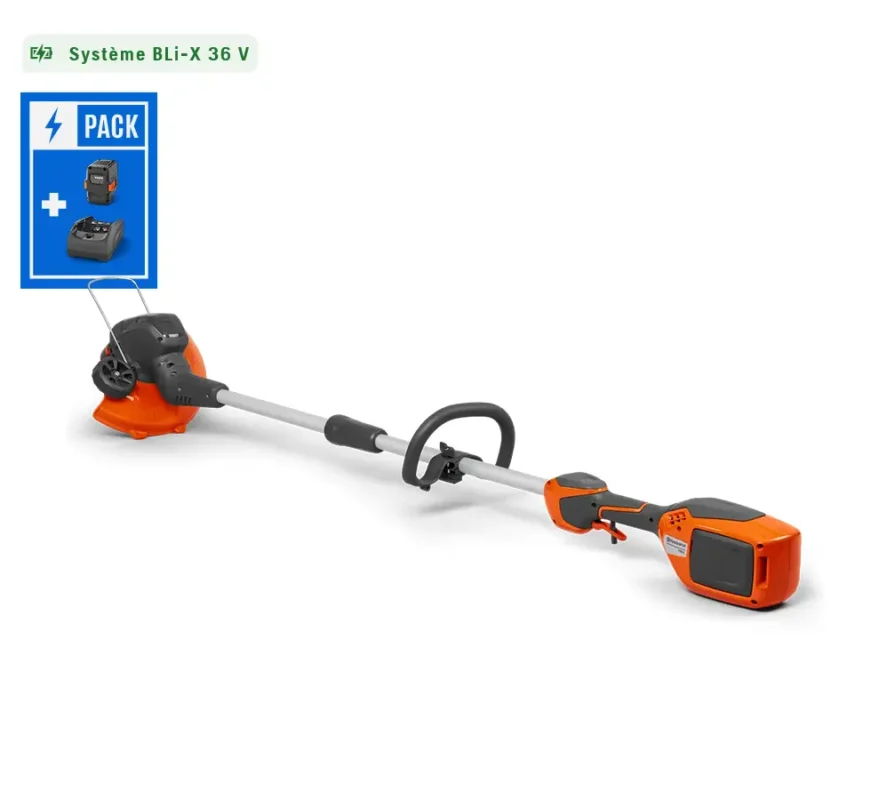 Coupe-bordures à batterie 110iL Pack – Husqvarna – Set avec Batterie et Chargeur – FLXi