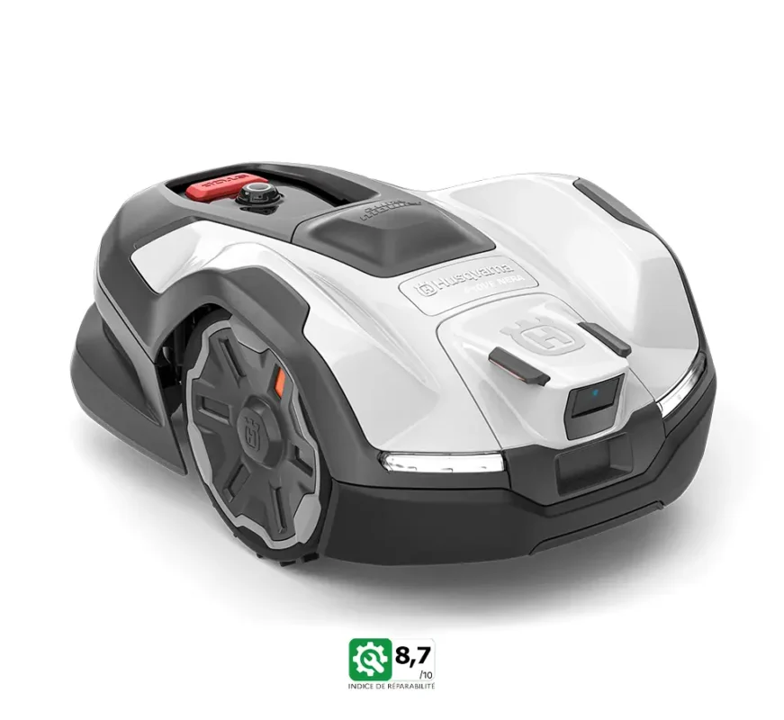 Robot tondeuse Automower 410VE NERA – Husqvarna AM 410 VE – Sans fil – Avec IA – EdgeCut