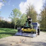 2,60 mx 1,53 m / 750 kg Plateforme basculante BRENDERUP avec extensions de mailles de 80 cm – vue 2