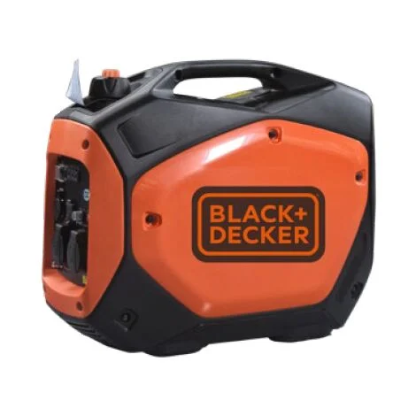 BLACK+DECKER Groupe électrogène 2,2Kw Essence 230V Inverter Insonorisé BXGNi2200E – Orange