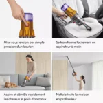 Aspirateur balai DYSON V12 Detect Slim Absolute – vue 6
