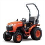 Micro tracteur diesel 4 roues motrices KUBOTA B2261 DW roues agraires 6.00×12 et 95×18.