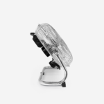 12″ Ventilateur de sol chromé pour salle de sport – vue 3