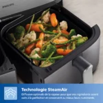 Airfryer PHILIPS Double Panier vapeur Série 5000 9,0L NA555/00 – vue 5
