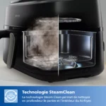Airfryer PHILIPS Double Panier vapeur Série 5000 9,0L NA555/00 – vue 4