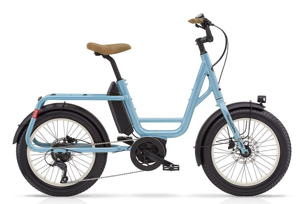 Benno Bikes REMIDEMI 9D Performance – 20″ Vélo Électrique de Cargo – 2023 – Dolphin Blue