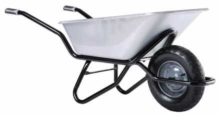 Brouette CLIPSO EXCELLIUM 120 L RENO Galva, Roue Gonflée
