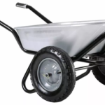 Brouette Clipso Excellium 100 Twin Galva, 2 roues gonflées