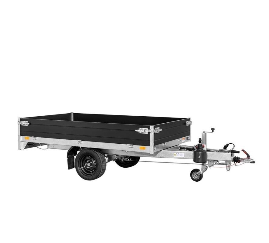 Remorque Benne Saris – K1276 – 276 X 170 Cm – Ptac : 2000 Kg – 2 Essieux – FreinÉe
