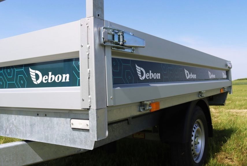 Benne Debon PW0 Lux – 245 X 160 Cm -1300 Kg – 1 Essieu FreinÉ – Pompe Électrique – vue 2