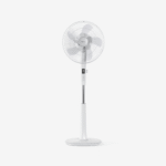 16″ Ventilateur sur pied – Moteur CC basse consommation, 3 modes de fonctionnement et télécommande – Blanc