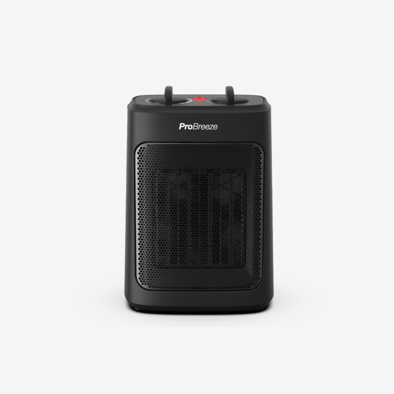 Mini radiateur soufflant en céramique 2000 W – Noir