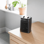 Mini radiateur soufflant en céramique 2000 W – Noir – vue 3