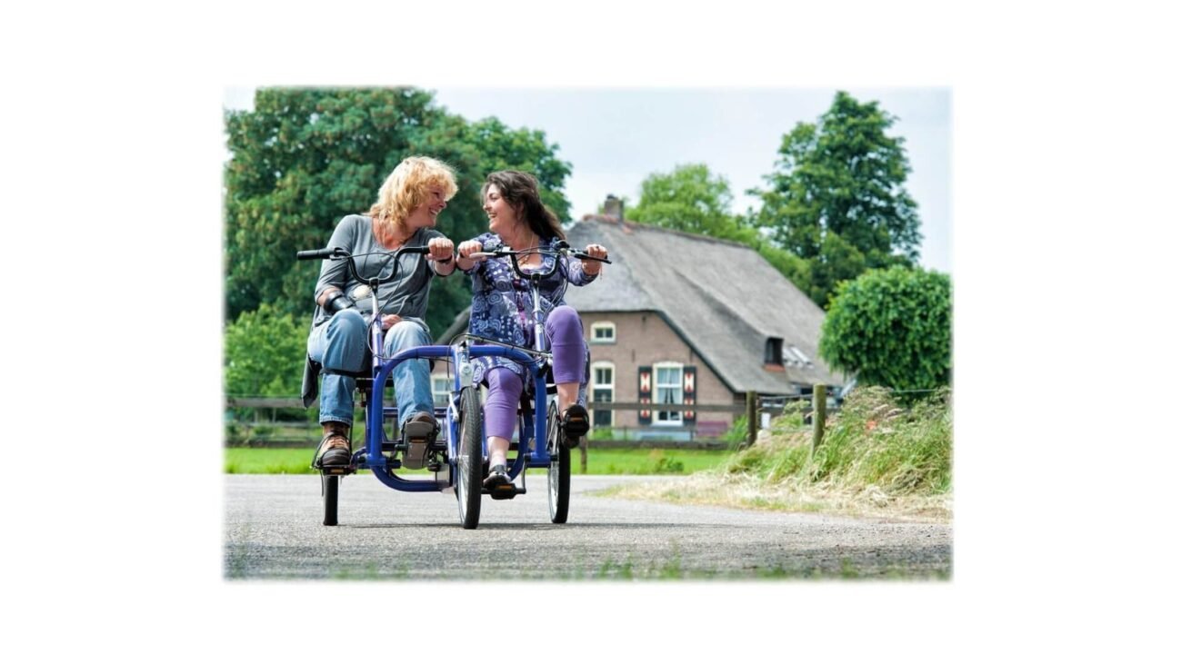 TANDEM TRICYCLE CÔTE À CÔTE – vue 2