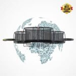BERG Ultim Champion Trampoline FlatGround 410 Vert + AeroWall BLK&GRY – vue 4
