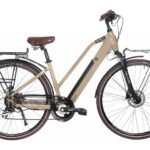 Vélo de Ville Électrique Bicyklet Camille Shimano Acera/Altus 8V 504 Wh 700 mm Beige Ivoire