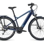 Vélo de Ville Électrique Moustache Samedi 28.2 Shimano Altus 9V 400 Wh 700 mm Bleu Nuit