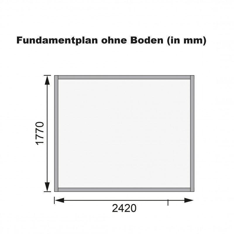 Abri de jardin adossé en bois certifié 4,18m² Bomlitz 2 – Karibu – vue 2