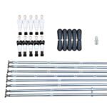 Accessoires (poignées allongées) pour babyfoot Bistrot et Scudetto – Noir et Blanc