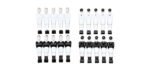 Accessoires (poignées allongées) pour babyfoot Bistrot et Scudetto – Noir et Blanc – vue 4