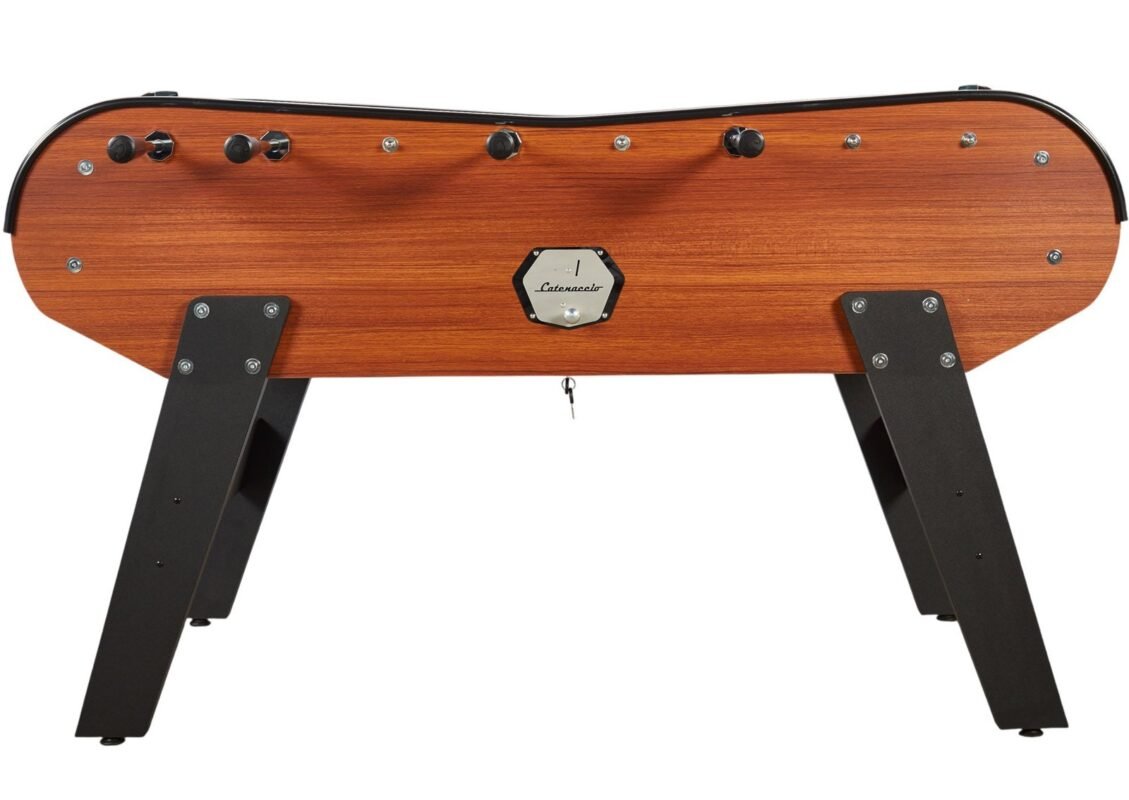 Baby foot de bar en bois foncé – vue 2