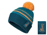 Bonnet à pompon Enfant Beanie Bleu et Orange “SAW” – Bonnet Stihl 0420 440 0000