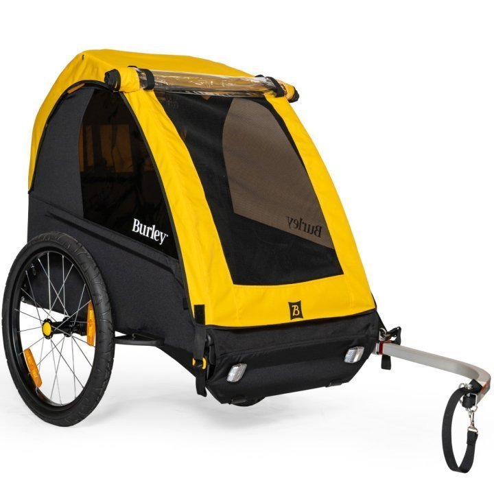 Burley Remorque pour Vélo – Bee Single pour 1 Enfant – jaune/noir