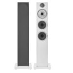 B&W 704 S3 BLANC SATIN (LA PAIRE) Enceintes colonne