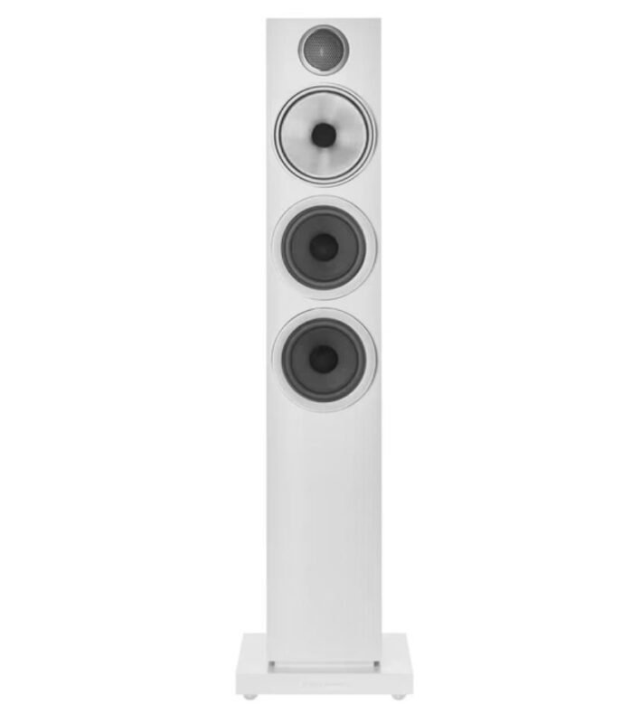 B&W 704 S3 BLANC SATIN (LA PAIRE) Enceintes colonne – vue 2