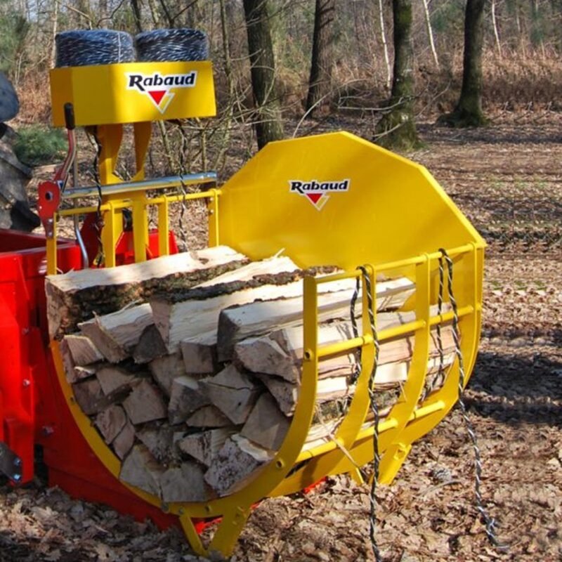 Fagoteuse de bûches FAGOMATIC BU à basculement manuel, avec support pour bobines, RABAUD – vue 2