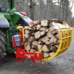 Fagoteuse de bûches FAGOMATIC BU PRO à basculement hydraulique, avec support pour bobines, RABAUD – vue 2
