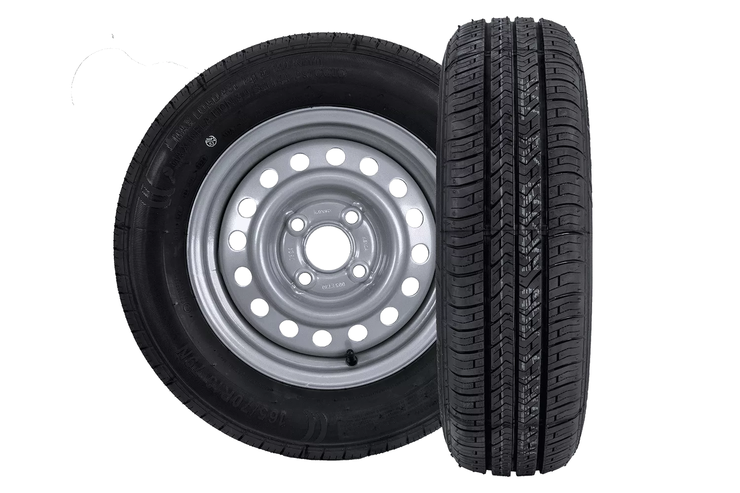 Kit de deux roues pour remorque KENDA PNEU 165/70 R13 79N KENDA JANTE 4Jx13″H2 4×100 ET:30 Kit de deux roues pour remorque KENDA PNEU 165/70 R13 79N KENDA JANTE 4Jx13″H2 4×100 ET:30
