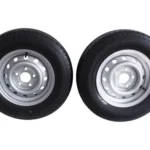 Kit de deux roues renforcées pour la remorque LINGLONG PNEUS 165/80 R13C 96/94N UNITRAILER JANTES 4.5Jx13″H2 5×112 ET:30