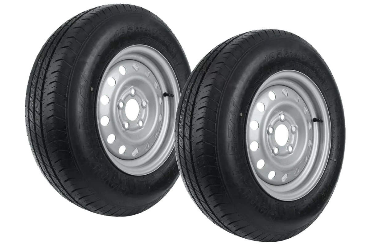 Kit de deux roues renforcées pour remorque LINGLONG 185/80 R14C 104/102N JANTE UNITRAILER 5.5Jx14″H2 5×112 ET:30 – vue 2