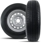 Kit de deux roues renforcées pour remorque LINGLONG 185/80 R14C 104/102N JANTE UNITRAILER 5.5Jx14″H2 5×112 ET:30
