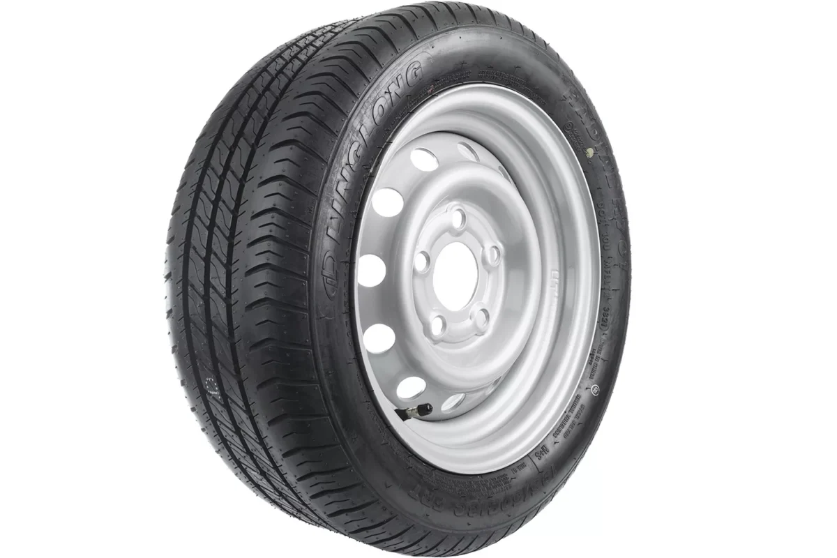 Kit de deux roues renforcées pour remorque PNEU LINGLONG 195/50 R13C 104/101N JANTE UNITRAILER 5.5Jx13″H2 5×112 ET:30 – vue 2