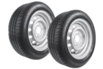 Kit de deux roues renforcées pour remorque PNEU LINGLONG 195/50 R13C 104/101N JANTE UNITRAILER 5.5Jx13″H2 5×112 ET:30 – vue 4
