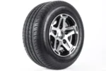 Kit de deux roues renforcées pour remorque PNEU LINGLONG 195/55 R10C 98/96N ALU UNITRAILER JANTE 6Jx10″ 5×112 ET:-4 – vue 3