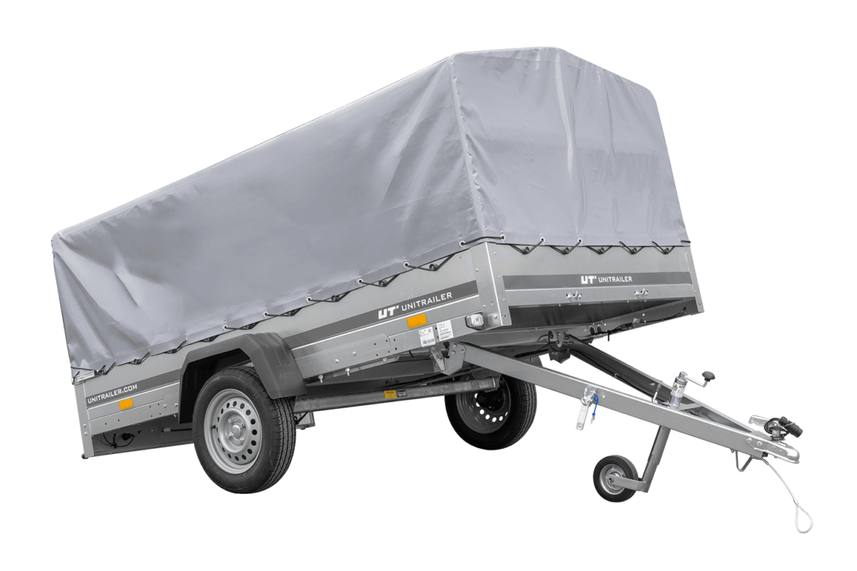 Remorque un essieu 265 KIPP – Arceau H-800 et bâche grise