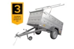 Remorque avec capot Garden Trailer 200 KIPP 200×106 cm – vue 2