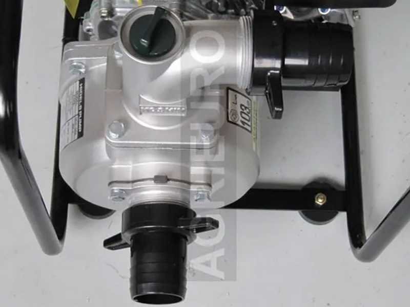 Motopompe d’arrosage thermique moteur Honda GX 120 essence, pompe auto-amorçante – vue 2
