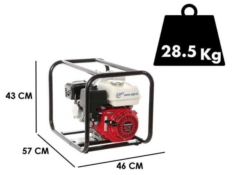 Motopompe d’irrigation thermique AGT 3″ GX200 – raccords de 80 mm