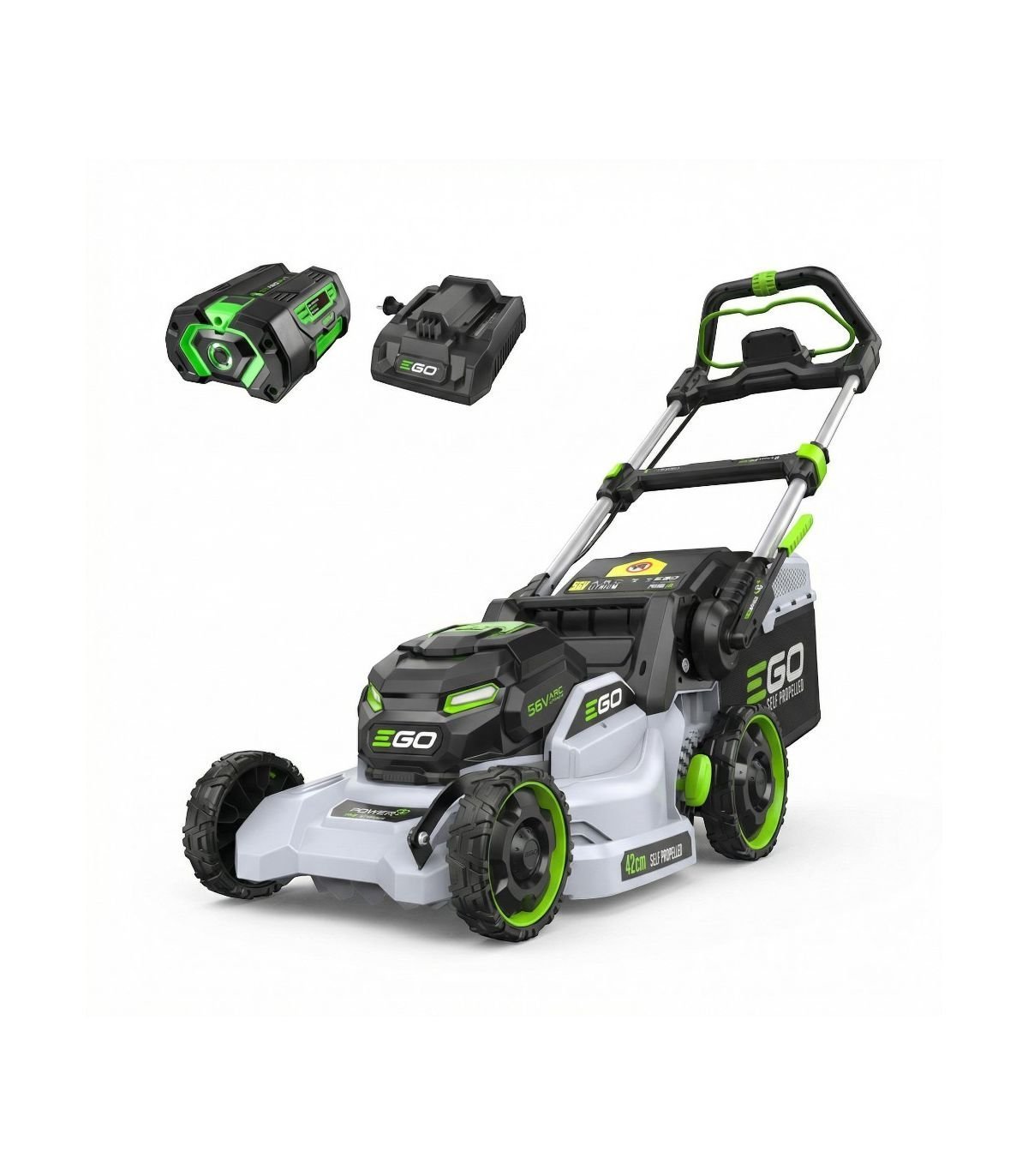 Pack Tondeuse à Gazon 42cm sur Batterie sans Fil avec une Batterie 4ah et un Chargeur Rapide – Ego Power+ LM1712E-SP Pack Tondeuse à Gazon 42cm sur Batterie sans Fil avec une Batterie 4ah et un Chargeur Rapide – Ego Power+ LM1712E-SP