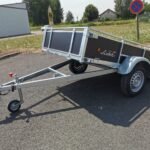 Remorque Lider Bois 39440 750 kg PTAC – Plateau 1 Essieu 2,01 x 1,33 m